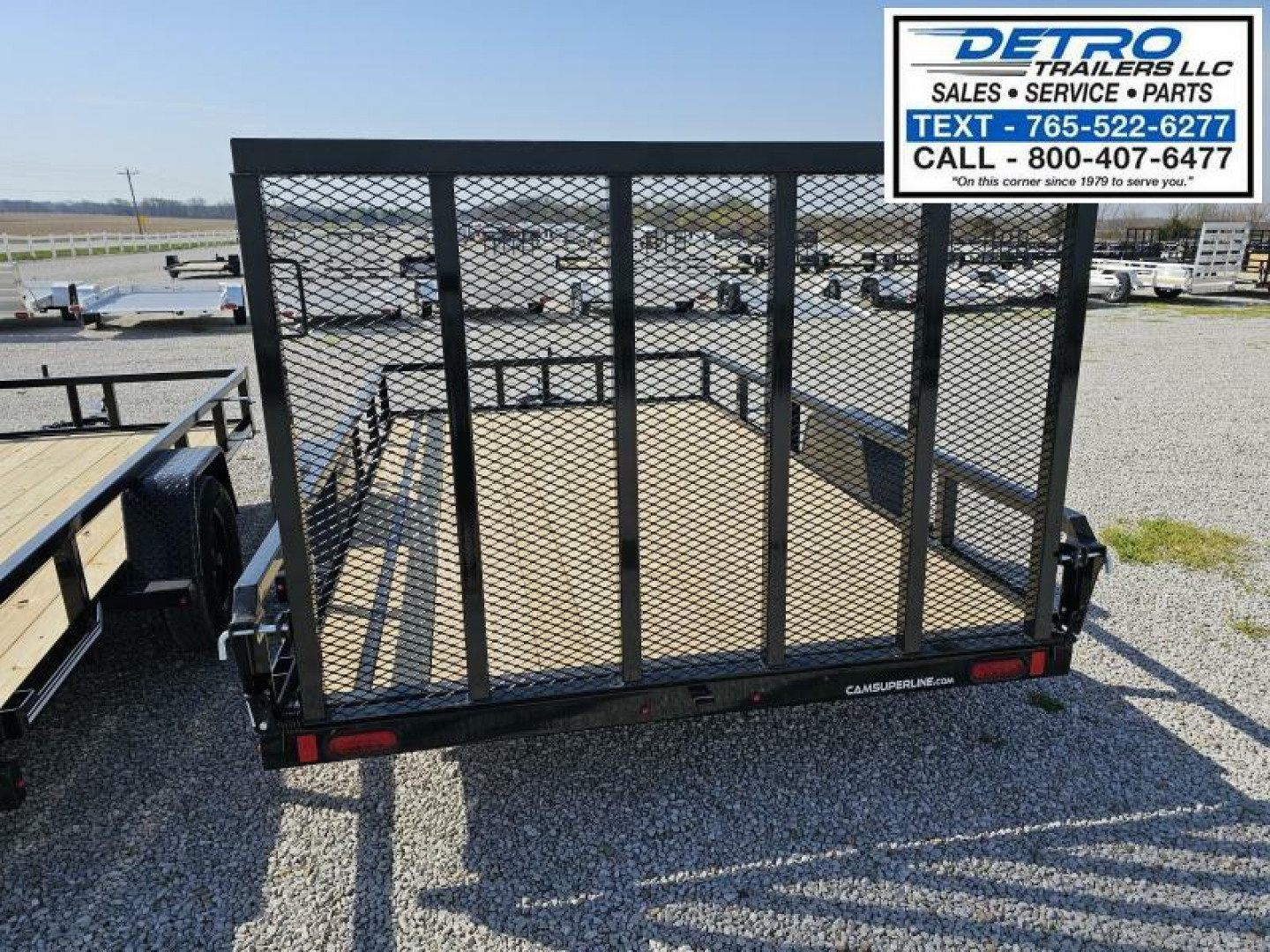New 2025 Cam Superline 7' x 12' 3K Idler Tube Top Utility Trailer