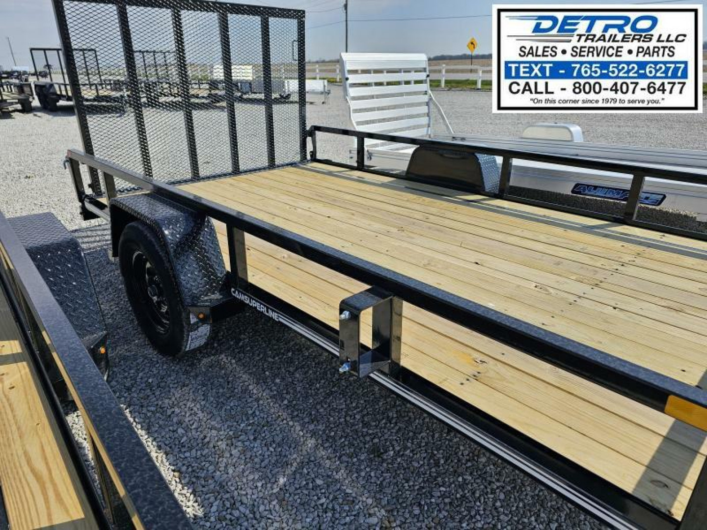 New 2025 Cam Superline 7' x 12' 3K Idler Tube Top Utility Trailer