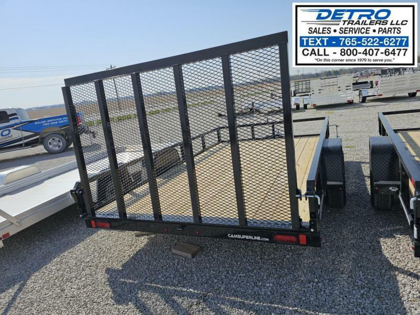 New 2025 Cam Superline 7' x 12' 3K Idler Tube Top Utility Trailer