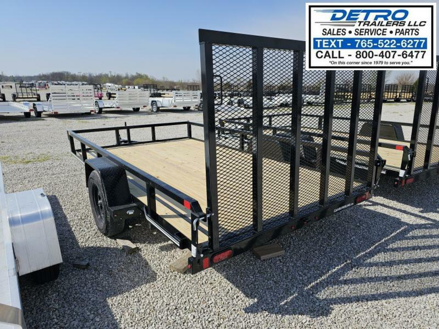 New 2025 Cam Superline 7' x 12' 3K Idler Tube Top Utility Trailer