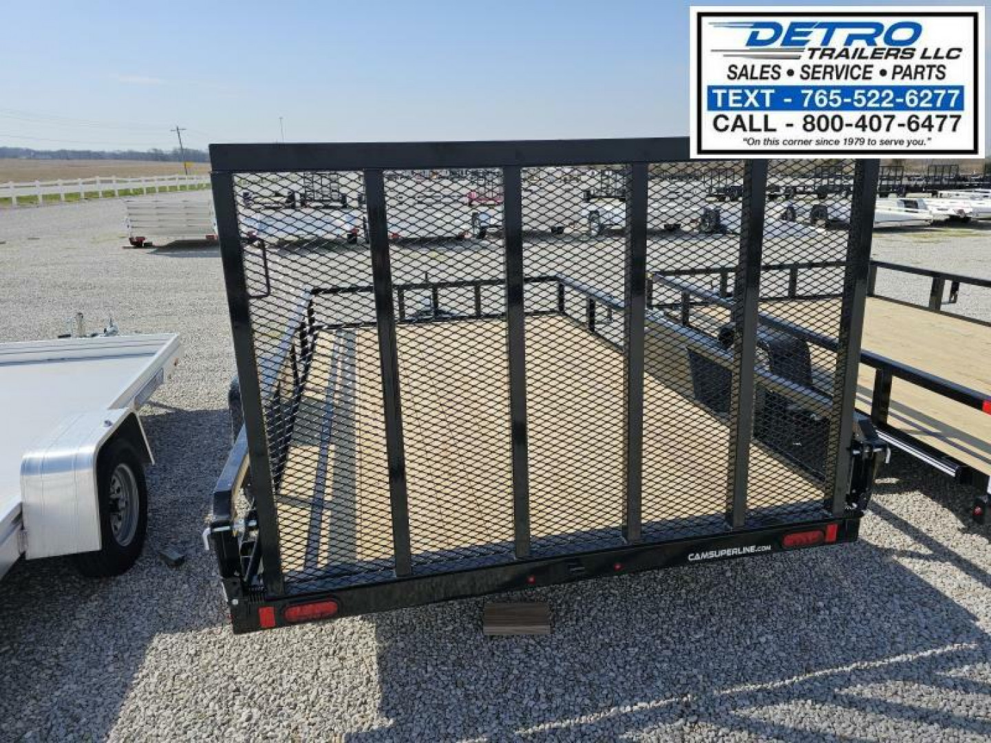 New 2025 Cam Superline 7' x 12' 3K Idler Tube Top Utility Trailer