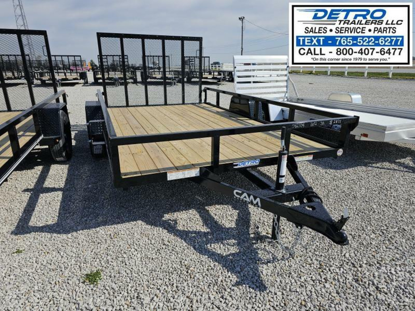 New 2025 Cam Superline 7' x 12' 3K Idler Tube Top Utility Trailer