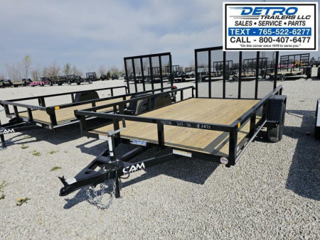 New 2025 Cam Superline 7' x 12' 3K Idler Tube Top Utility Trailer