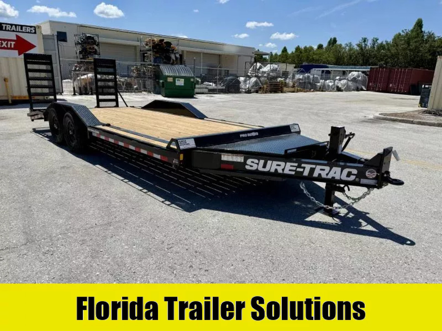New 2025 Sure-Trac 8.5X20 (17+3) Pro Series Full Width 15.4K Equipment Trailer
