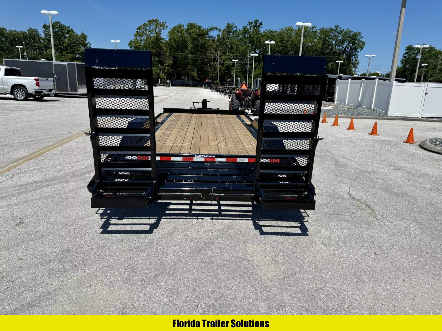 New 2025 Sure-Trac 8.5X20 (17+3) Pro Series Full Width 15.4K Equipment Trailer