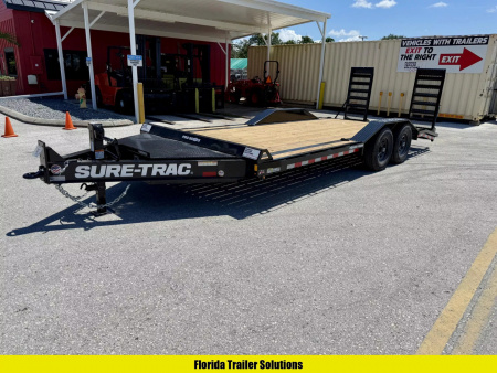 New 2025 Sure-Trac 8.5X20 (17+3) Pro Series Full Width 15.4K Equipment Trailer