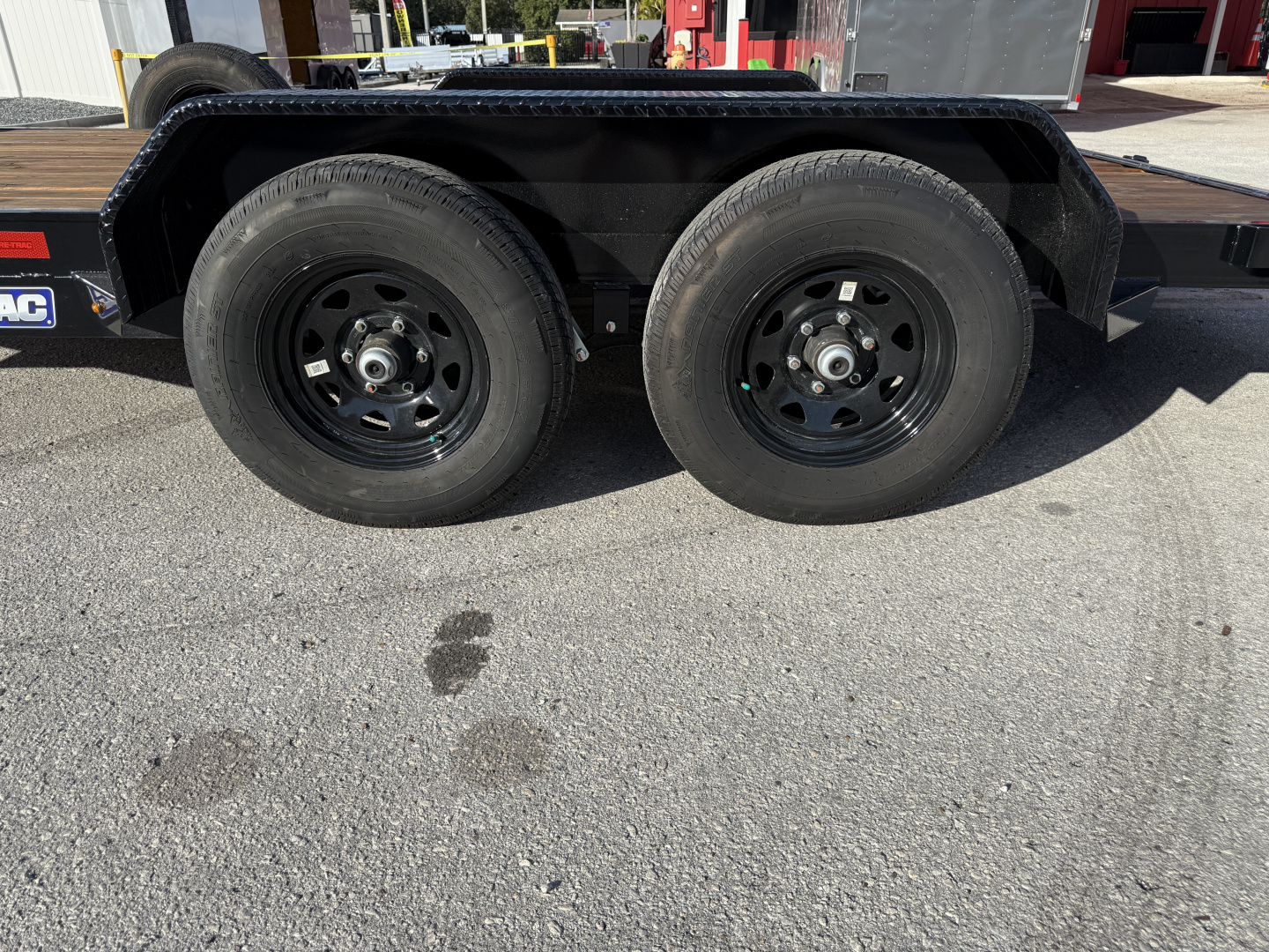 New 2025 Sure-Trac 7X16(14+2) Wood Deck 10K Car Hauler