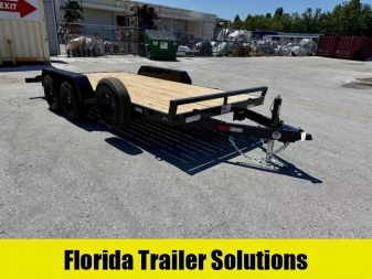 New 2025 Sure-Trac 7X16(14+2) Wood Deck 10K Car Hauler