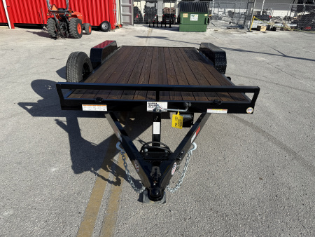 New 2025 Sure-Trac 7X16(14+2) Wood Deck 10K Car Hauler