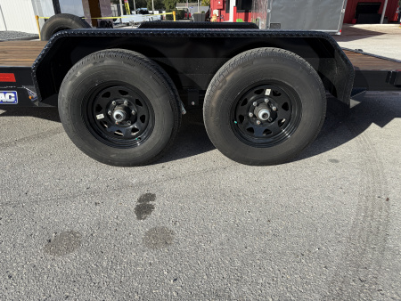 New 2025 Sure-Trac 7X16(14+2) Wood Deck 10K Car Hauler