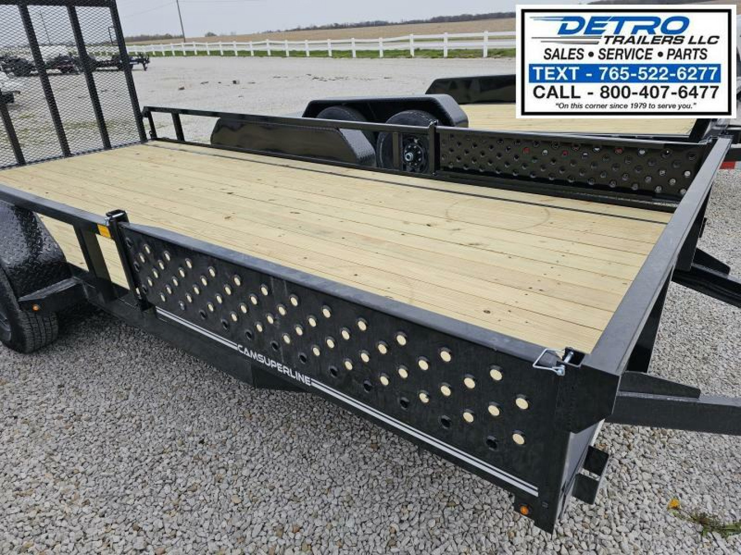 New 2025 Cam Superline 7' x 16' 7K Tube Top ATV Utility Trailer