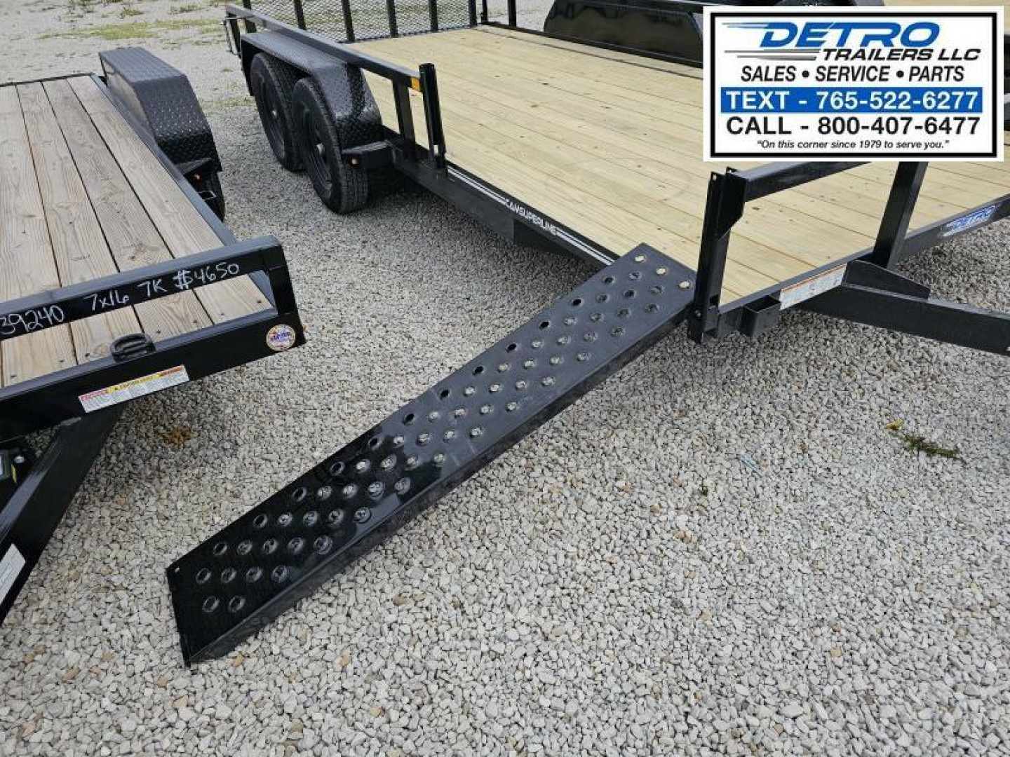 New 2025 Cam Superline 7' x 16' 7K Tube Top ATV Utility Trailer