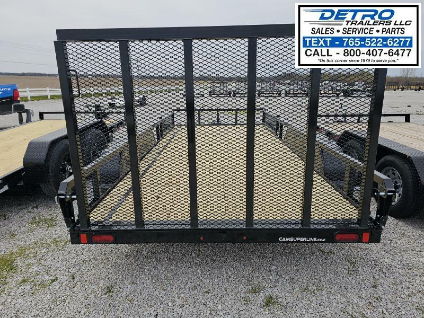 New 2025 Cam Superline 7' x 16' 7K Tube Top ATV Utility Trailer