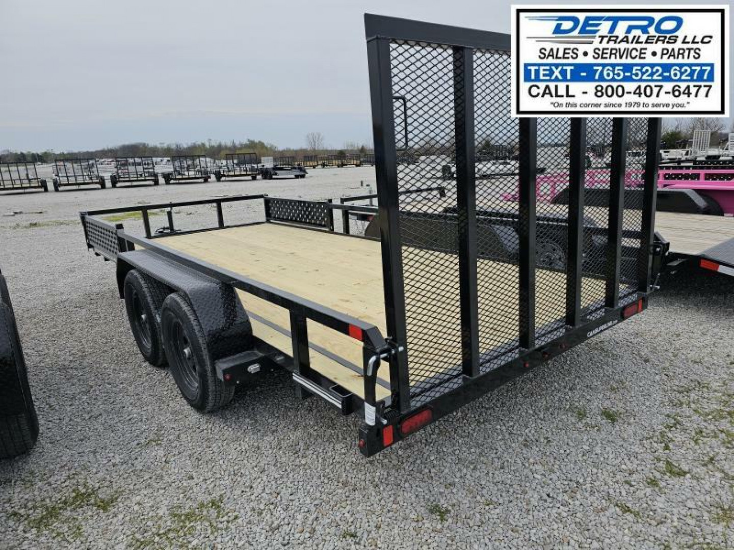 New 2025 Cam Superline 7' x 16' 7K Tube Top ATV Utility Trailer