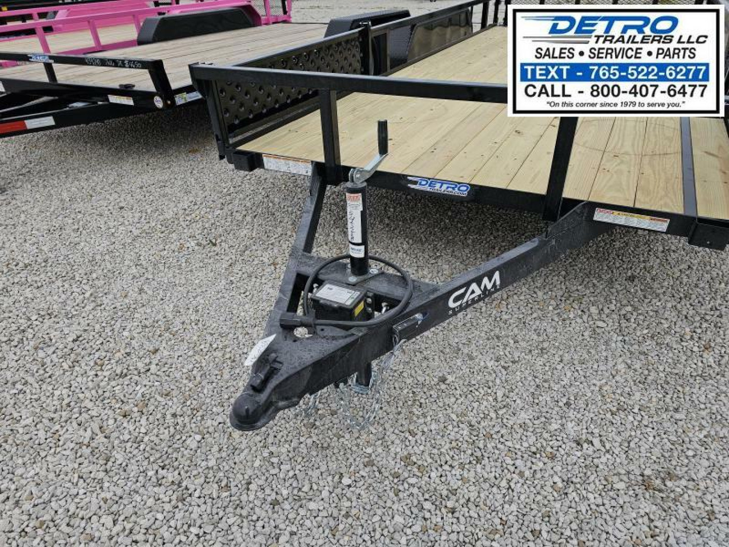 New 2025 Cam Superline 7' x 16' 7K Tube Top ATV Utility Trailer