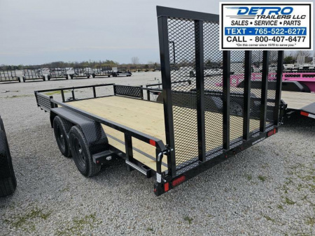 New 2025 Cam Superline 7' x 16' 7K Tube Top ATV Utility Trailer