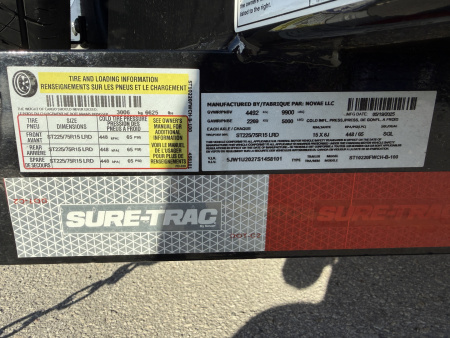 New 2025 Sure-Trac 8.5X20(18+2) Full-Width 10K Car Hauler