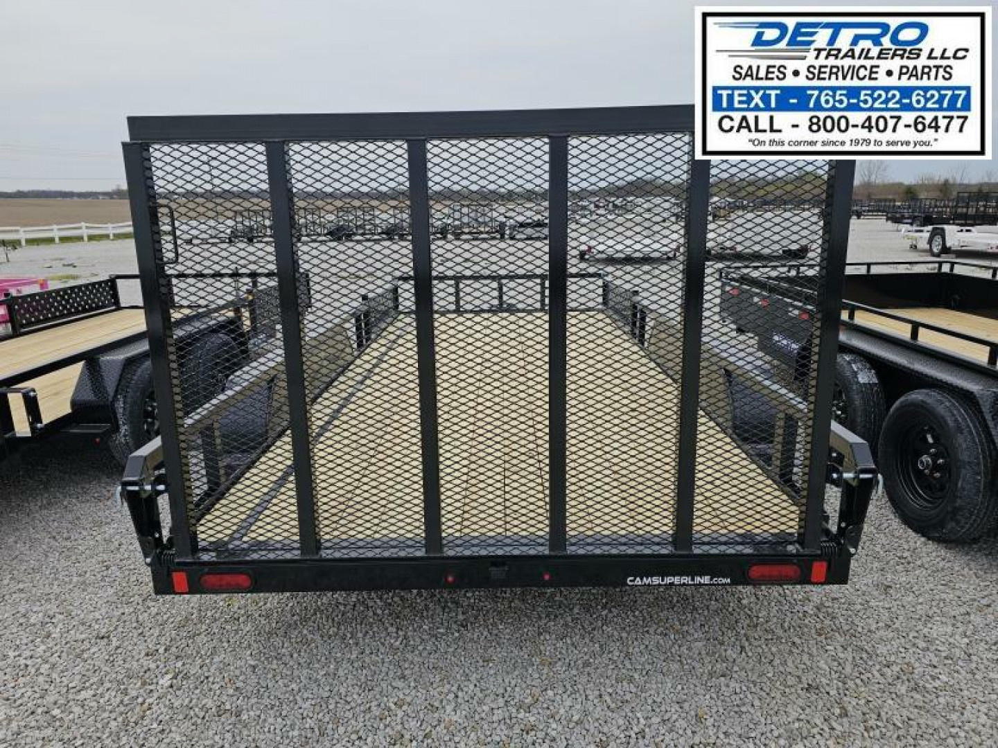 New 2025 Cam Superline 7 X 16 7K Tube Top ATV Trailer