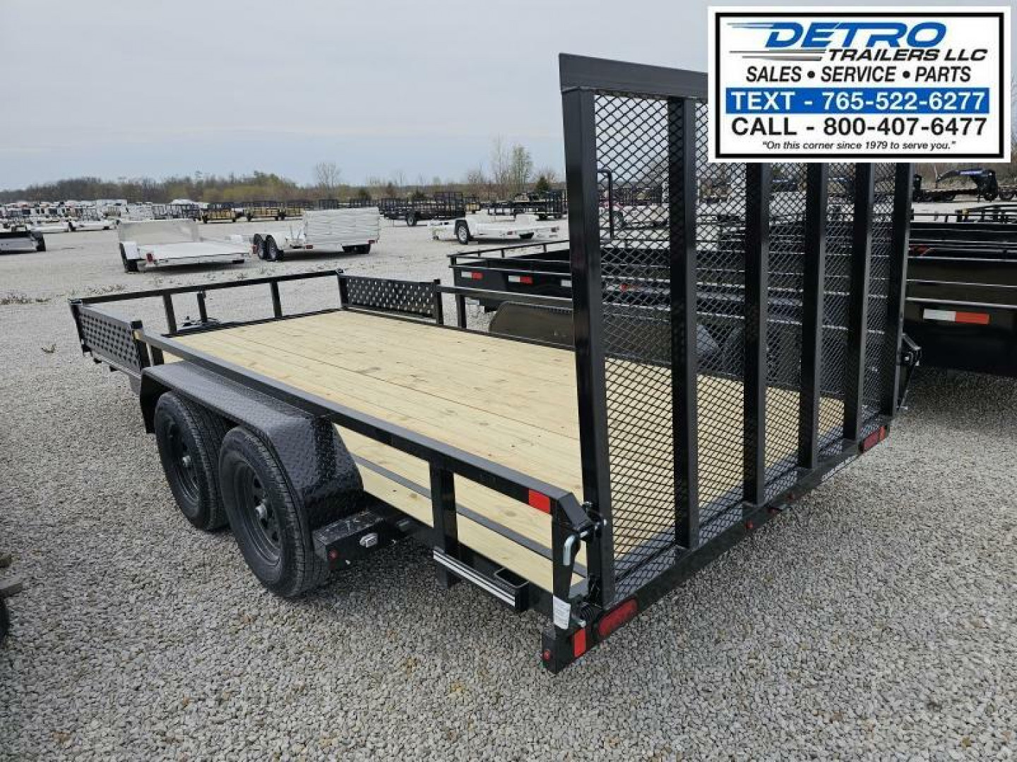 New 2025 Cam Superline 7 X 16 7K Tube Top ATV Trailer