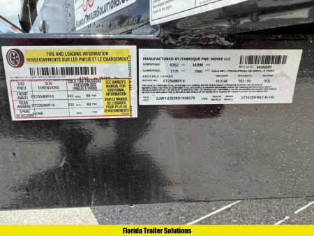 New 2025 Sure-Trac 8.5X20(18+2) Full Width 14K Equipment Trailer