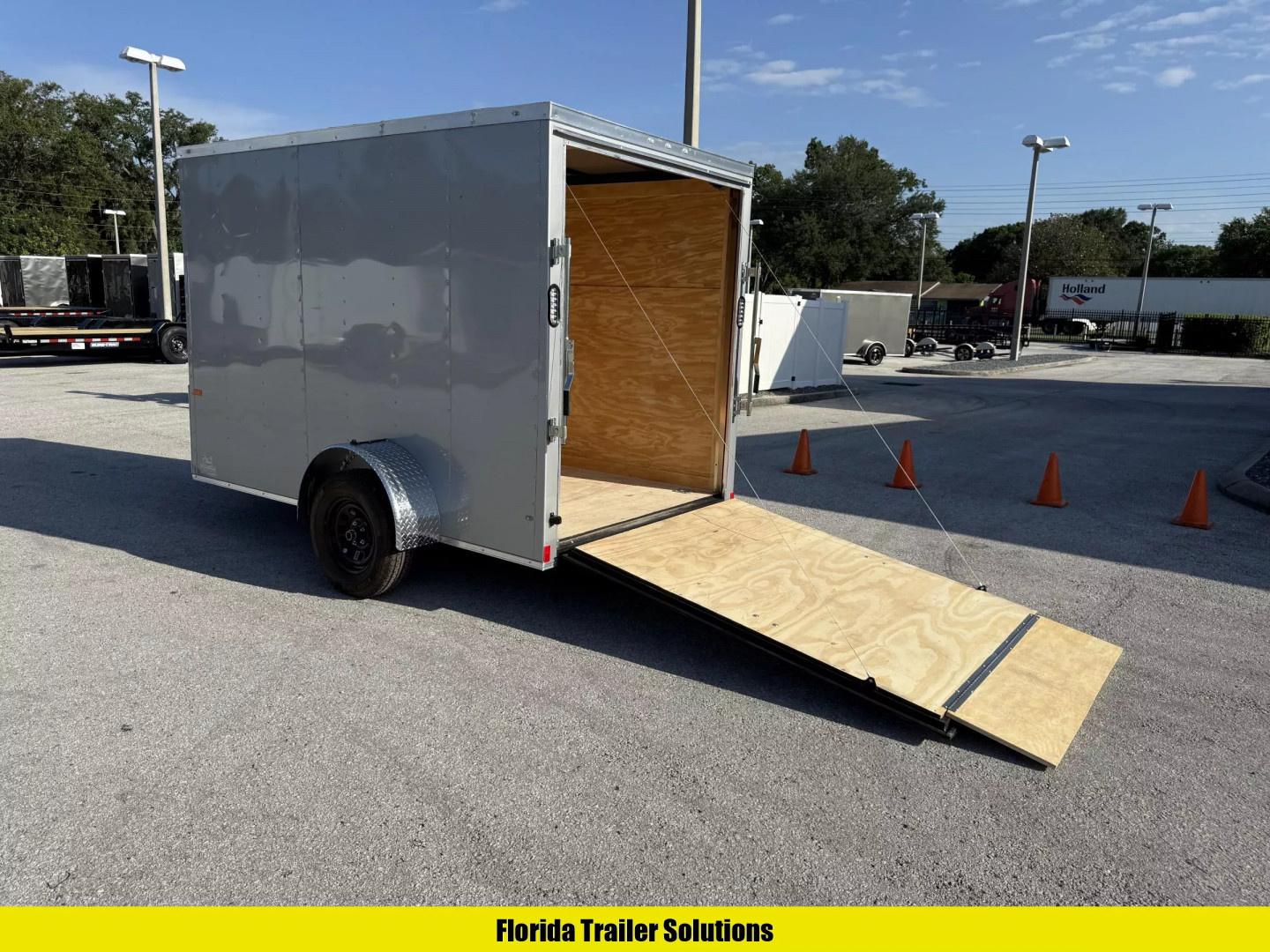 New 2026 Rock Solid Cargo 6X10 Ramp Door 3K Cargo / Enclosed Trailer