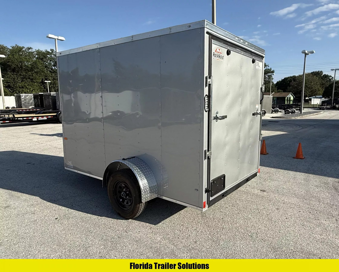 New 2026 Rock Solid Cargo 6X10 Ramp Door 3K Cargo / Enclosed Trailer