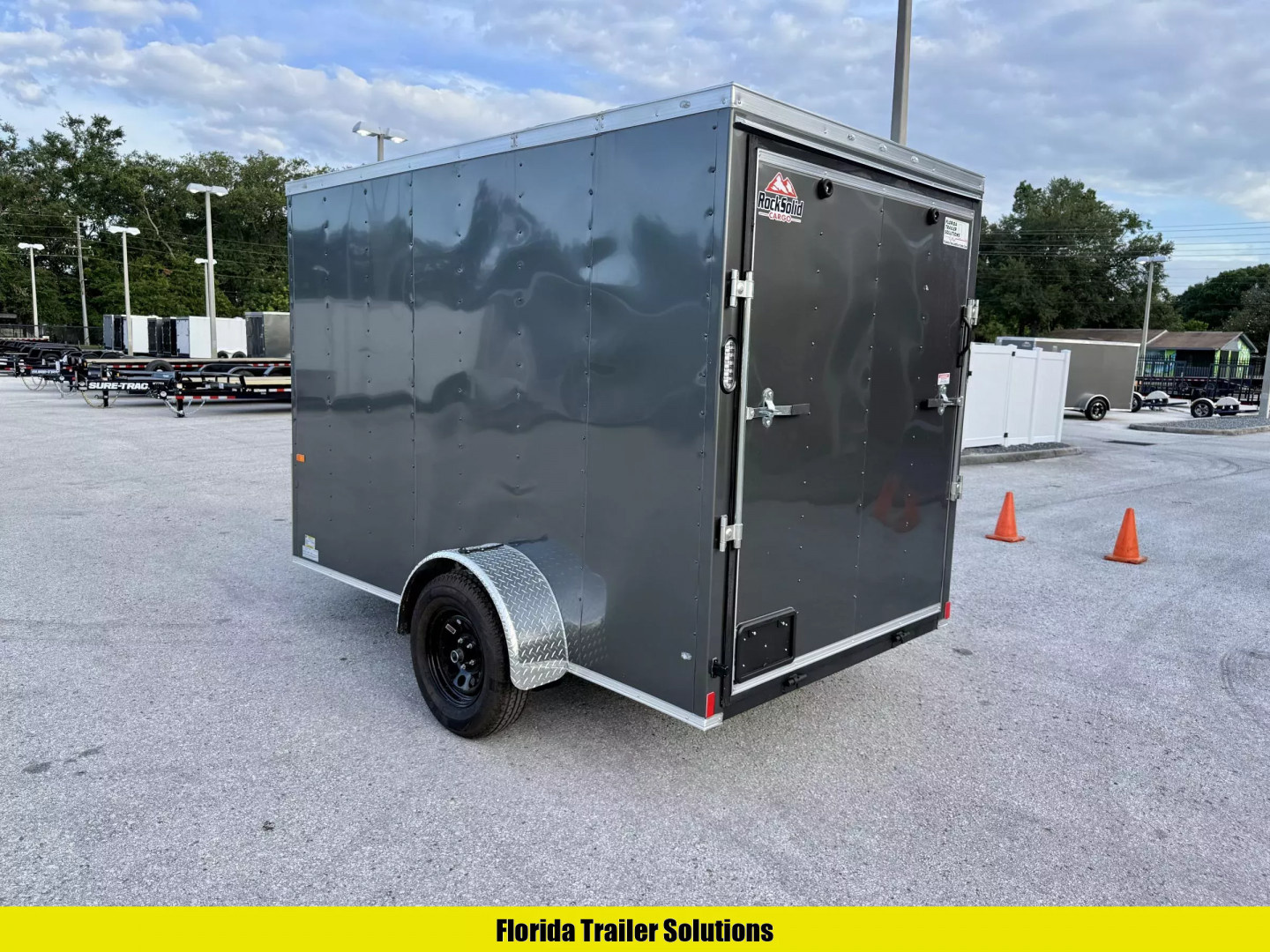 New 2026 Rock Solid Cargo 6X10 Ramp Door 3K Cargo / Enclosed Trailer