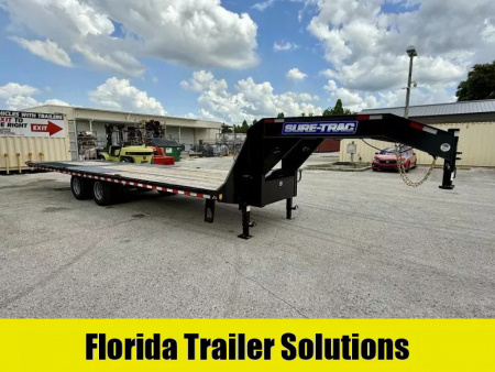 New 2025 Sure-Trac 85.x20+10 HD LP GN 22.5K Deckover Trailer