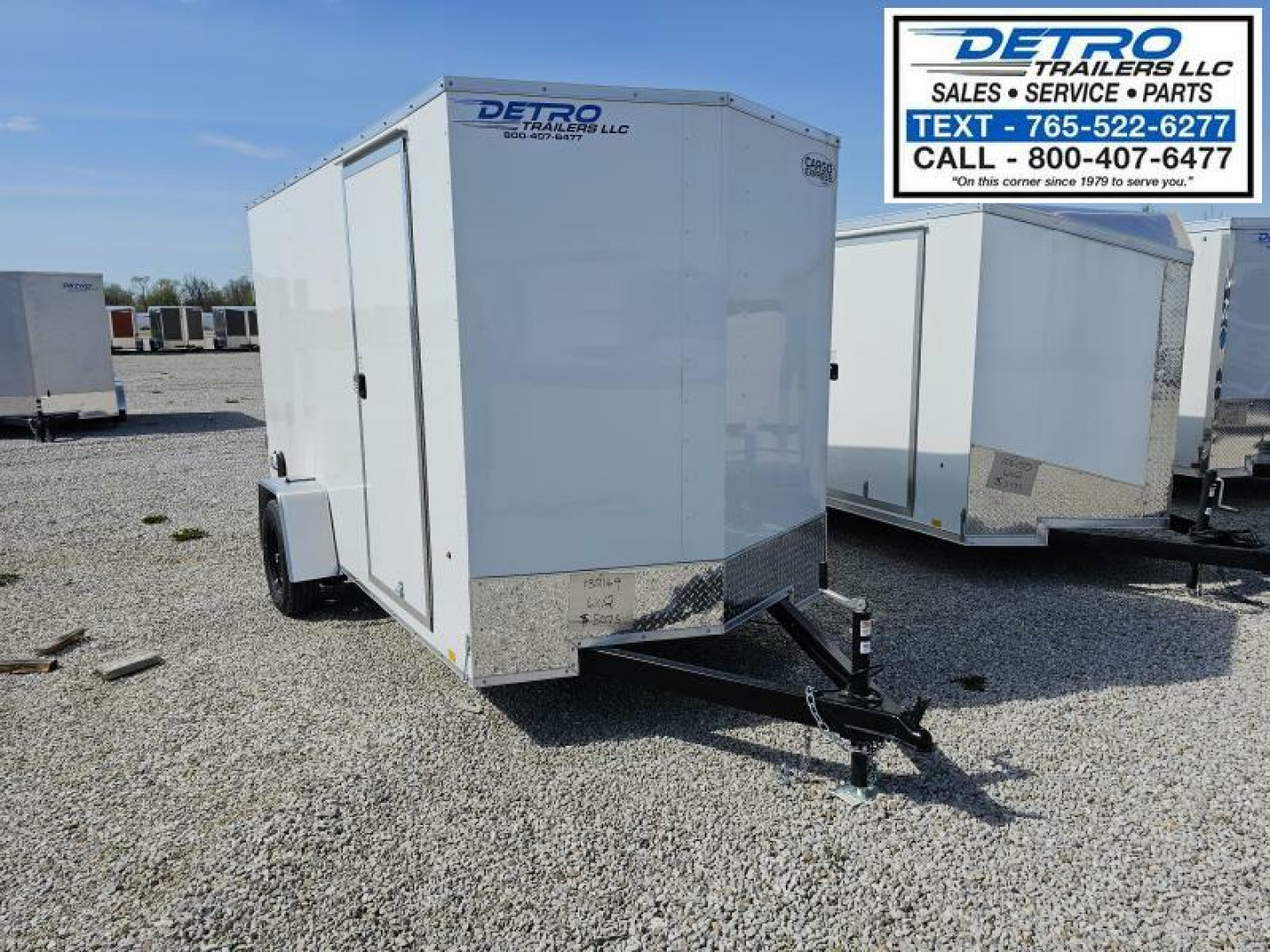 New 2025 Cargo Express EX DLX 6' x 12' 3K Idler Ramp Door Enclosed Cargo Trailer