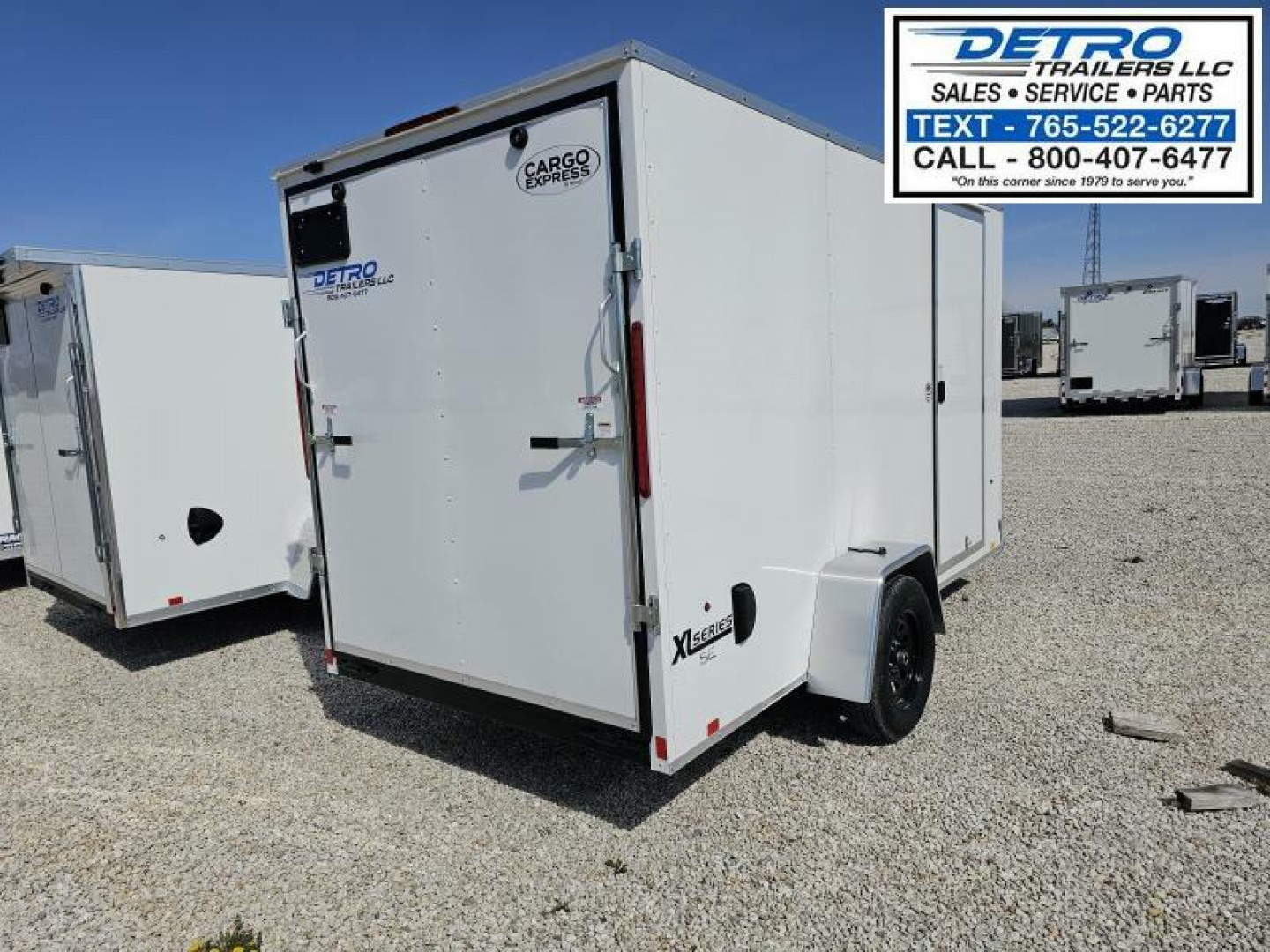New 2025 Cargo Express EX DLX 6' x 12' 3K Idler Ramp Door Enclosed Cargo Trailer