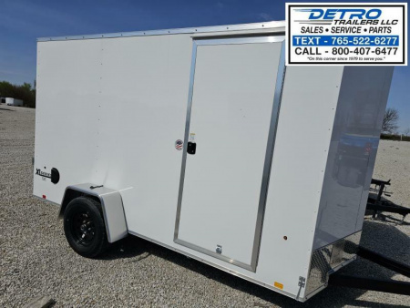 New 2025 Cargo Express EX DLX 6' x 12' 3K Idler Ramp Door Enclosed Cargo Trailer