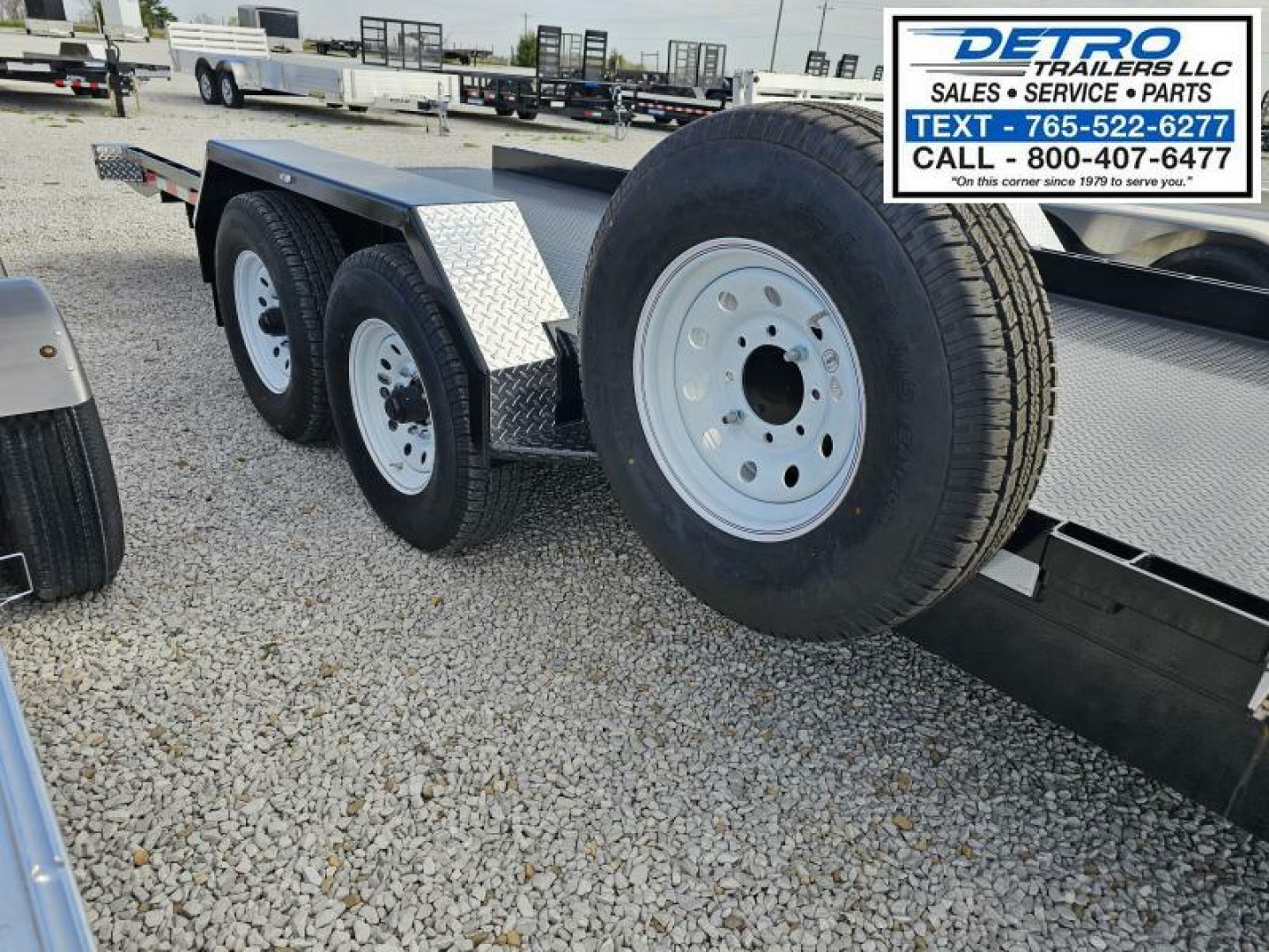 New 2025 Imperial Trailer Wideboy 81-1/4" x 20' (16'+4') 14K Split Tilt Equipment Trailer
