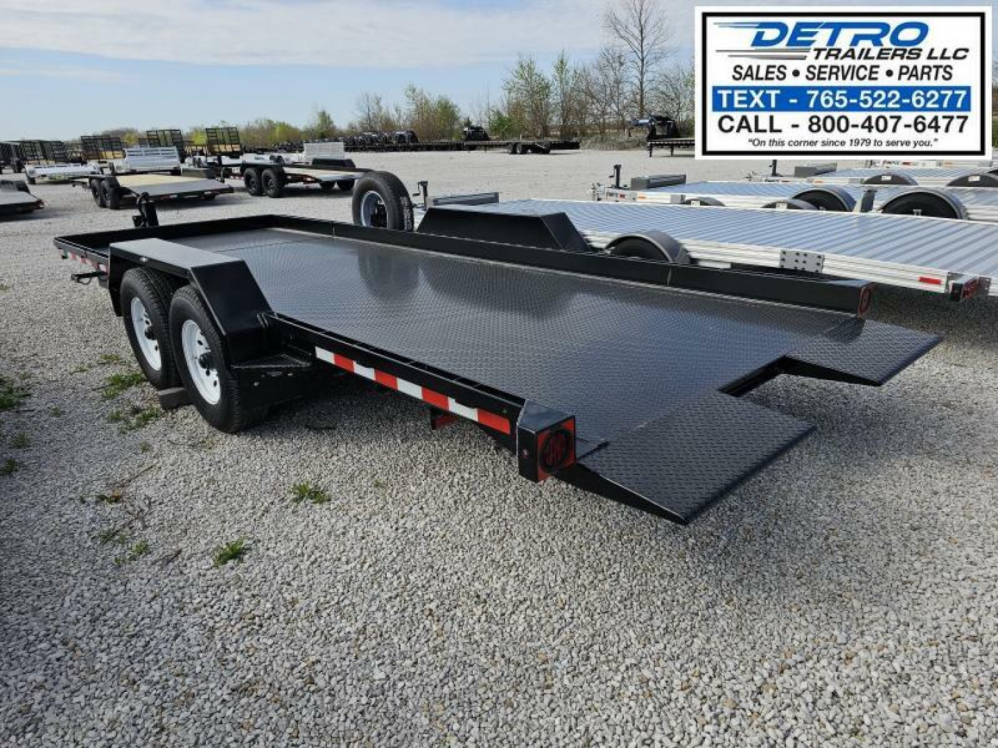 New 2025 Imperial Trailer Wideboy 81-1/4" x 20' (16'+4') 14K Split Tilt Equipment Trailer