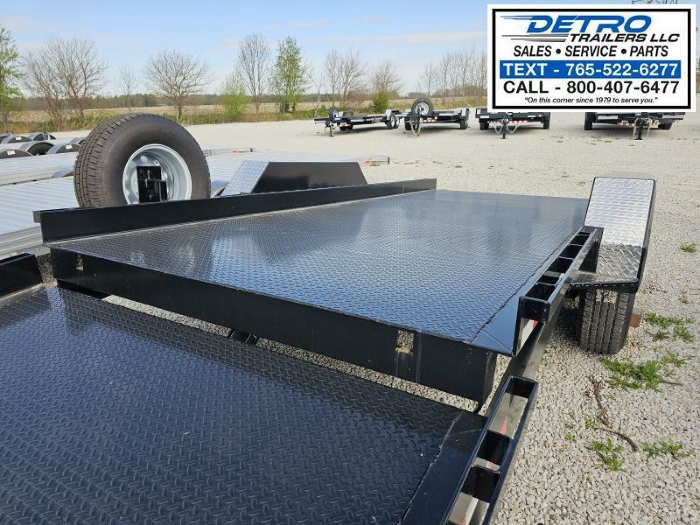 New 2025 Imperial Trailer Wideboy 81-1/4" x 20' (16'+4') 14K Split Tilt Equipment Trailer