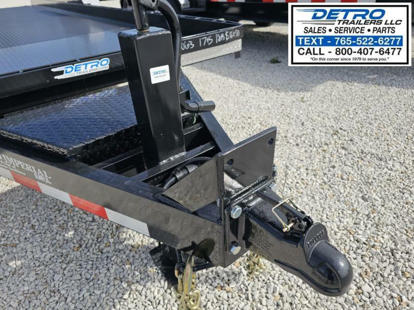 New 2025 Imperial Trailer Wideboy 82" x 22' (17'+5') 18K Split Floor Tilt Equipment Trailer