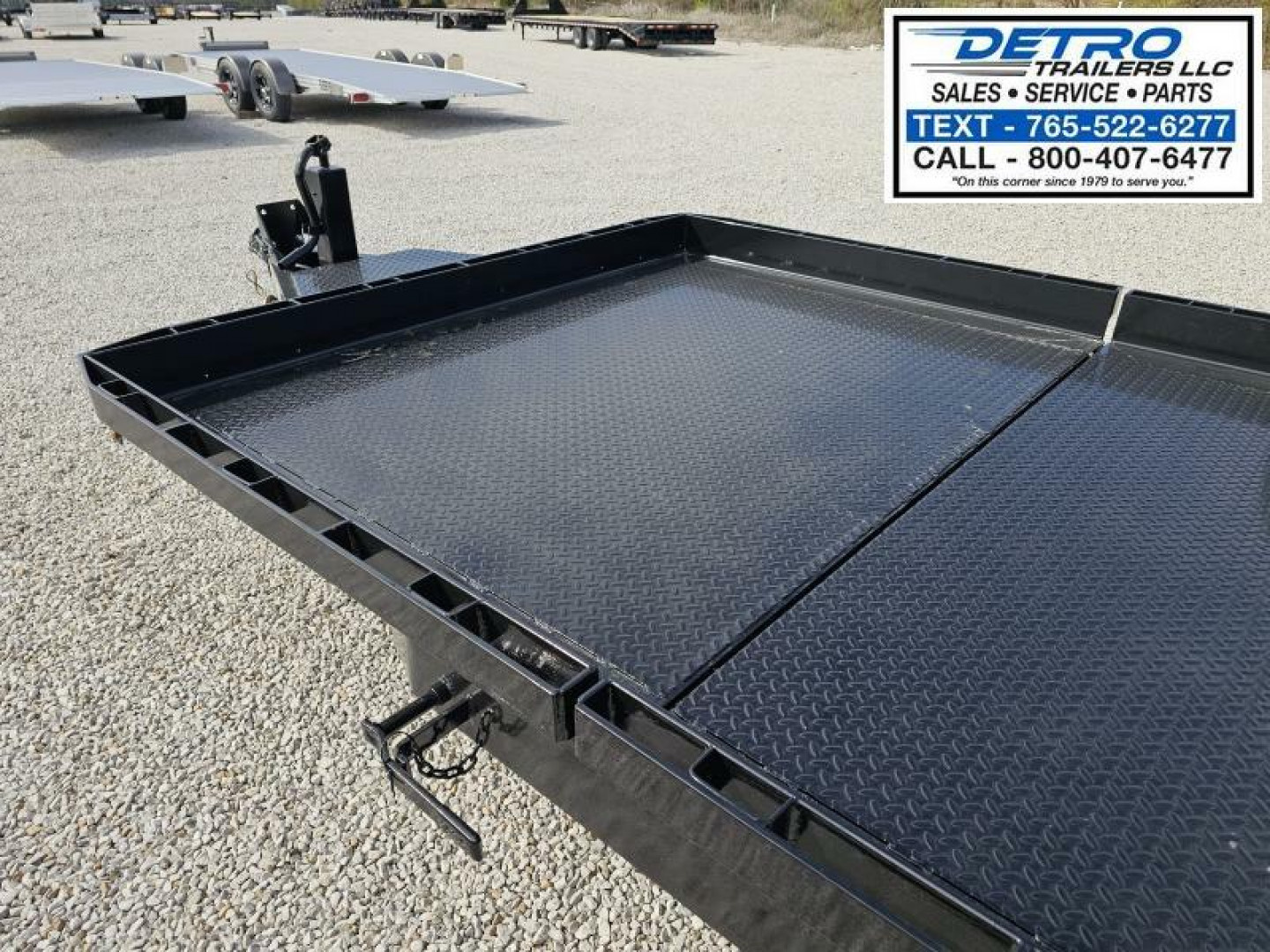 New 2025 Imperial Trailer Wideboy 82" x 22' (17'+5') 18K Split Floor Tilt Equipment Trailer