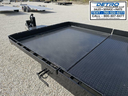 New 2025 Imperial Trailer Wideboy 82" x 22' (17'+5') 18K Split Floor Tilt Equipment Trailer