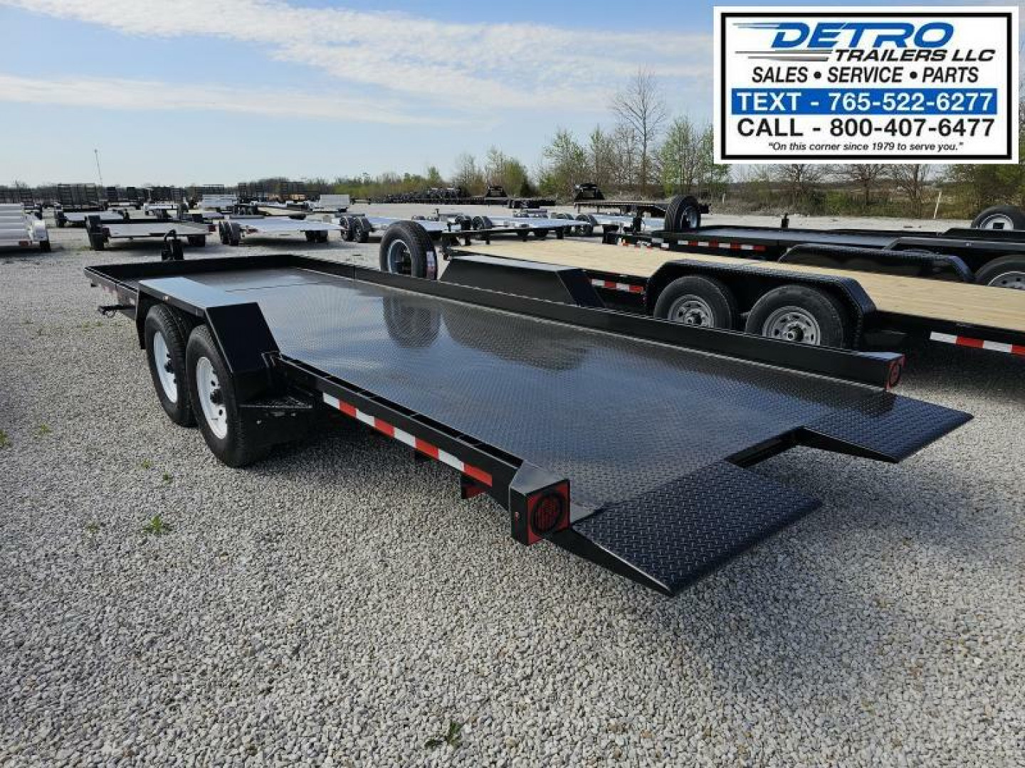 New 2025 Imperial Trailer 81 1/4" x 22' (18'+4') Wideboy 14K Equipment Trailer