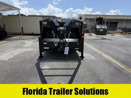 New 2025 Sure-Trac 82x14 Telescopic LP GN 14K Dump Trailer