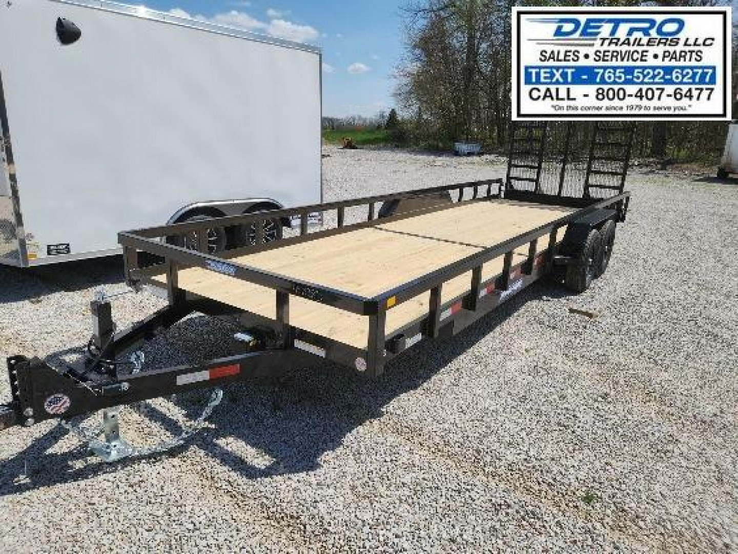 New 2025 Sure-Trac 7' x 24' 10K Tube Top Utility Trailer
