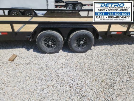 New 2025 Sure-Trac 7' x 24' 10K Tube Top Utility Trailer