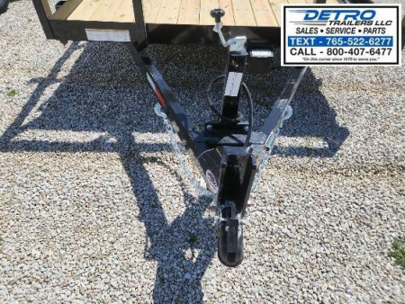 New 2025 Sure-Trac 7' x 24' 10K Tube Top Utility Trailer