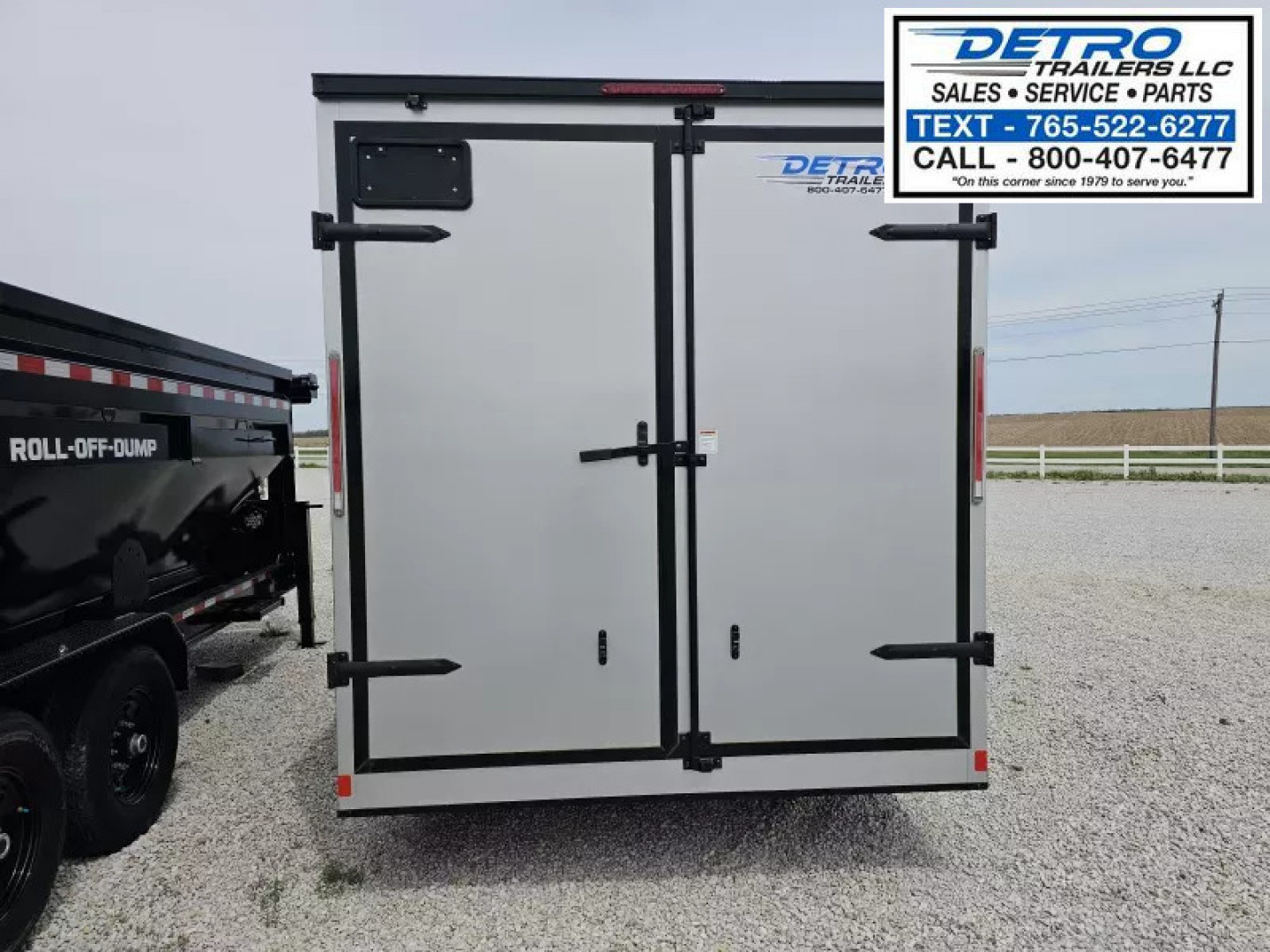 New 2025 Cargo Express 7' x 16' 7K Enclosed Vending/Concession Trailer w/ Sign Backer