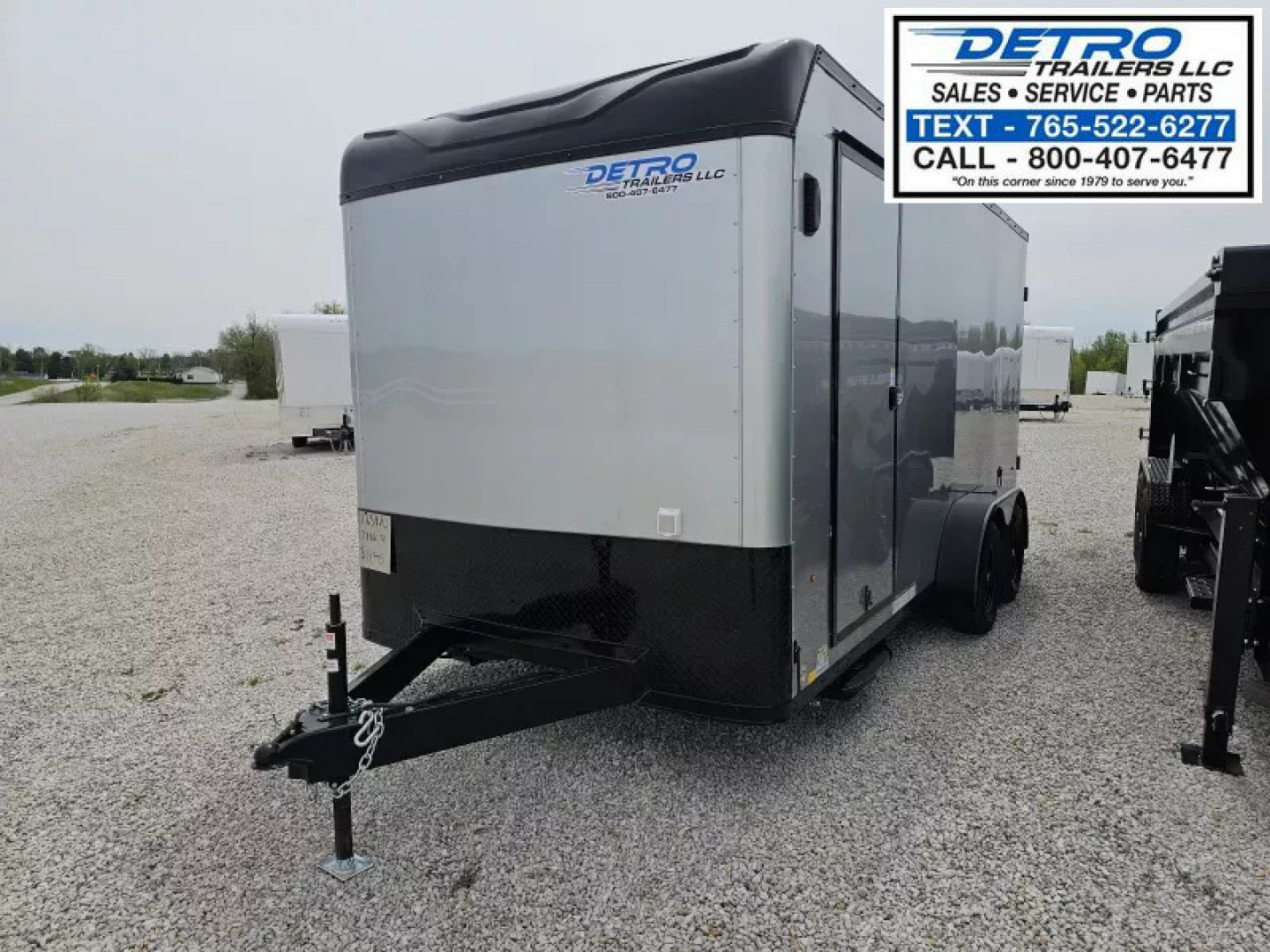 New 2025 Cargo Express 7' x 16' 7K Enclosed Vending/Concession Trailer w/ Sign Backer