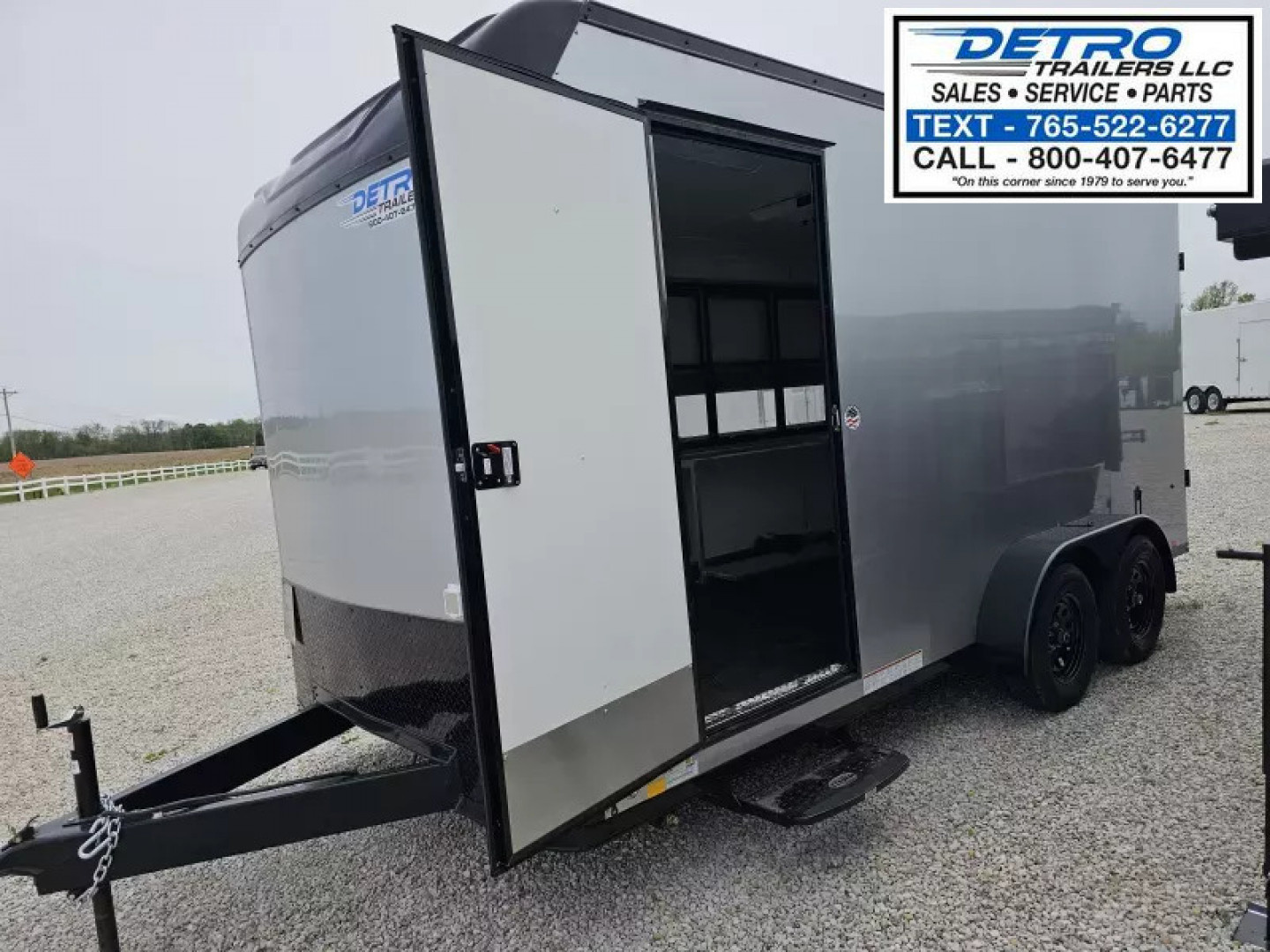 New 2025 Cargo Express 7' x 16' 7K Enclosed Vending/Concession Trailer w/ Sign Backer