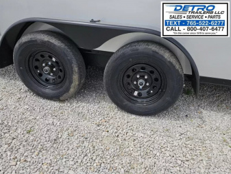 New 2025 Cargo Express 7' x 16' 7K Enclosed Vending/Concession Trailer w/ Sign Backer