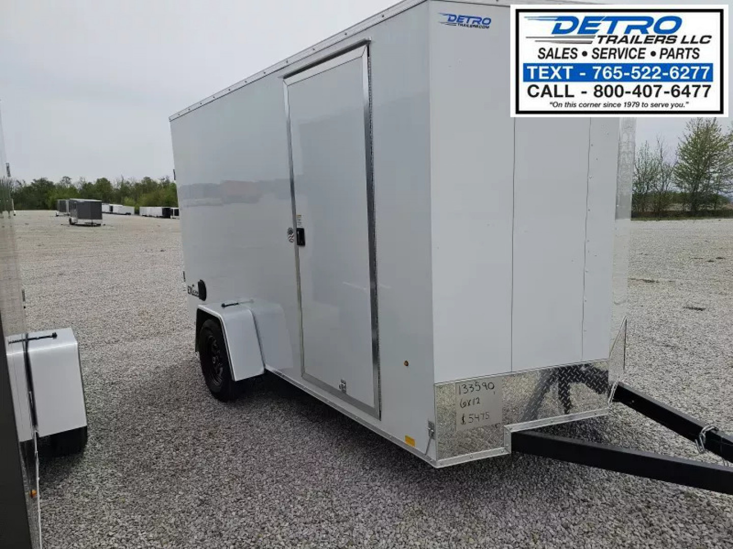 New 2025 Cargo Express EX DLX 6' x 12' 3K Ramp Door Enclosed Cargo Trailer