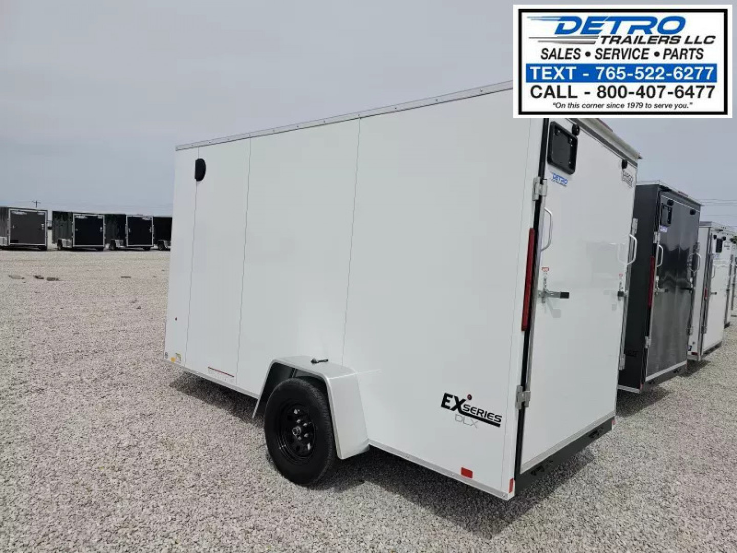 New 2025 Cargo Express EX DLX 6' x 12' 3K Ramp Door Enclosed Cargo Trailer