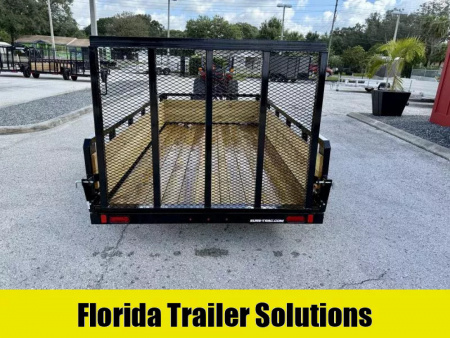 New 2025 Sure-Trac 6x12 Three Board High Side 3K Utility Trailer