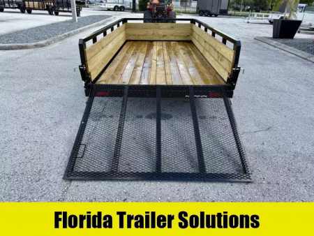 New 2025 Sure-Trac 6x12 Three Board High Side 3K Utility Trailer